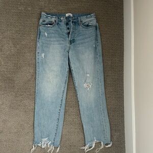 Distressed Light Blue Pistola Jeans